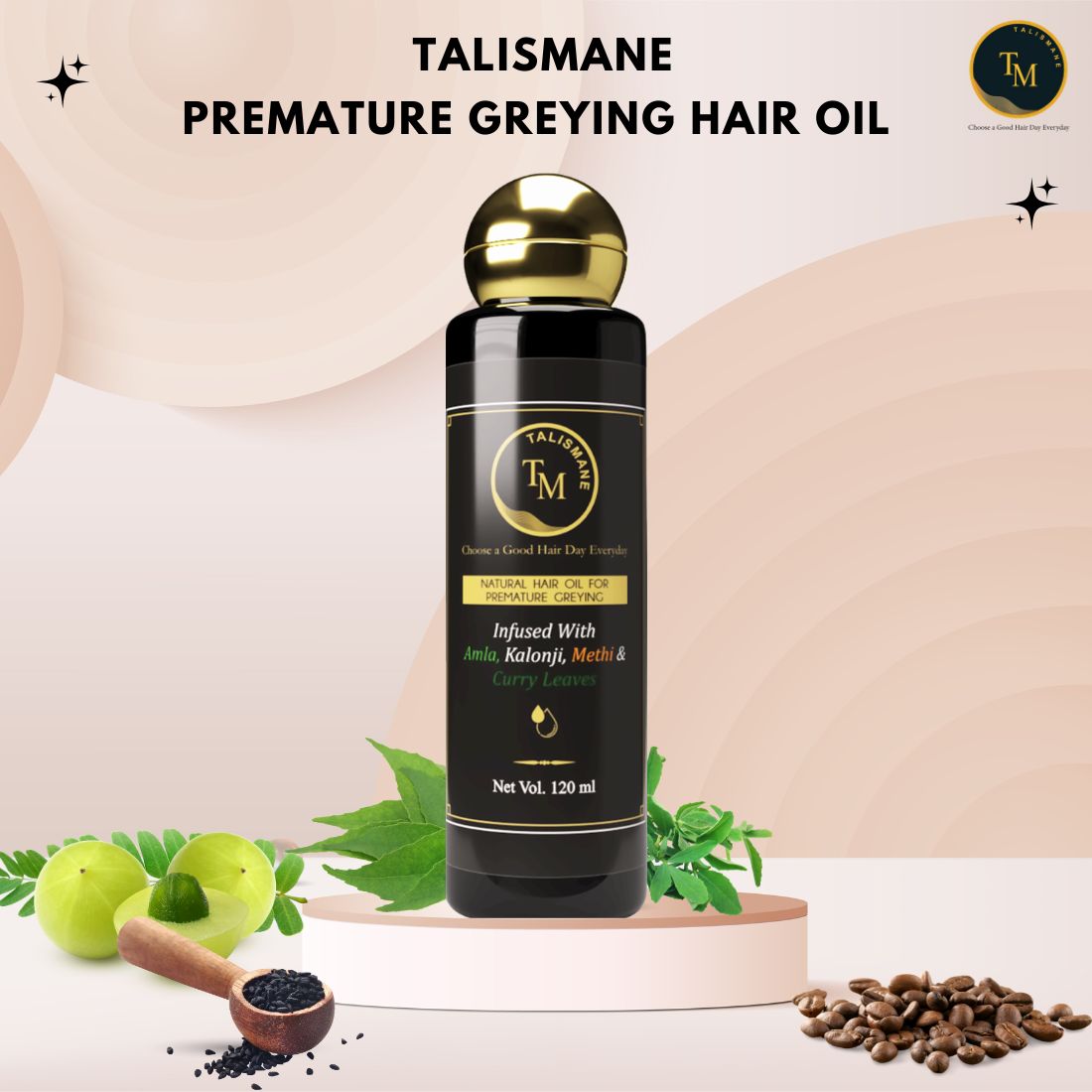 PREMATURE GREYING FIGHTER HAIR OIL & REVITALISER SERUM COMBO -(Pack of 2)
