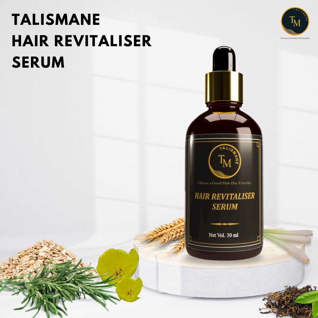 PREMATURE GREYING FIGHTER HAIR OIL & REVITALISER SERUM COMBO -(Pack of 2)
