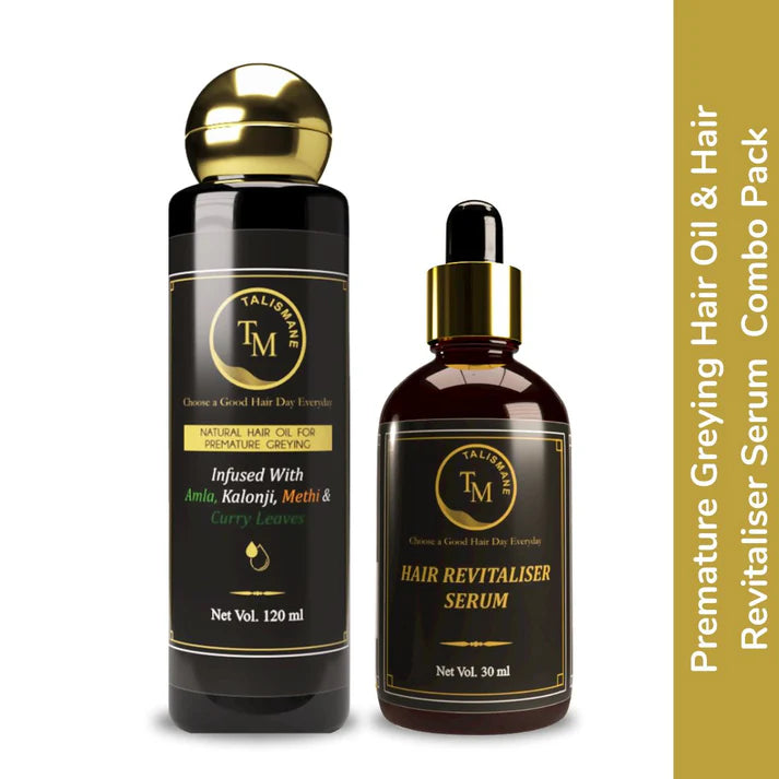 Talismane Premature Greying Hair Oil: Restore Your Hair's Natural Color