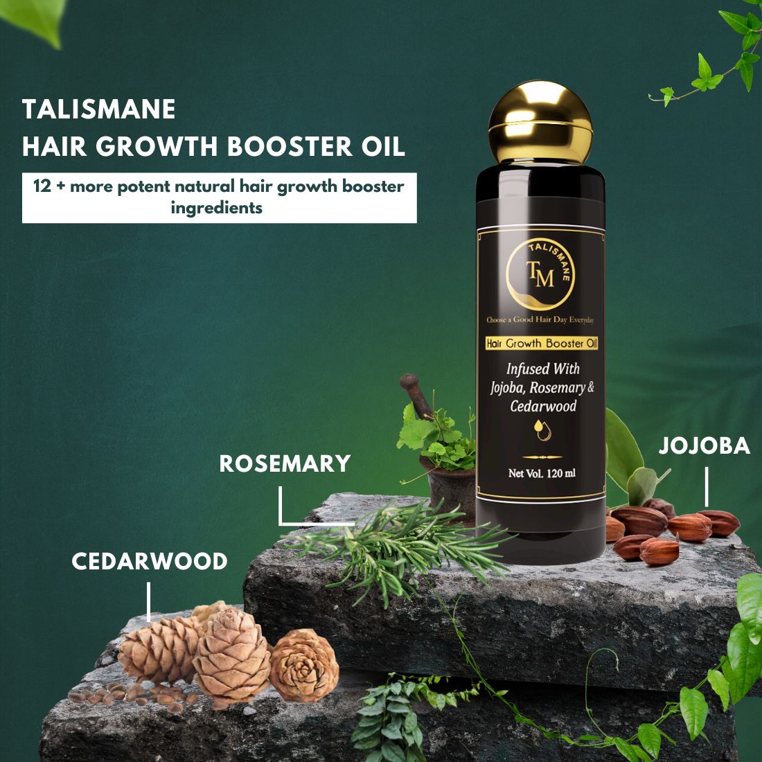 ANTIHAIRFALL/ HAIRGROWTH BOOSTER OIL &  REVITALISER SERUM COMBO -FOR MEN & WOMEN