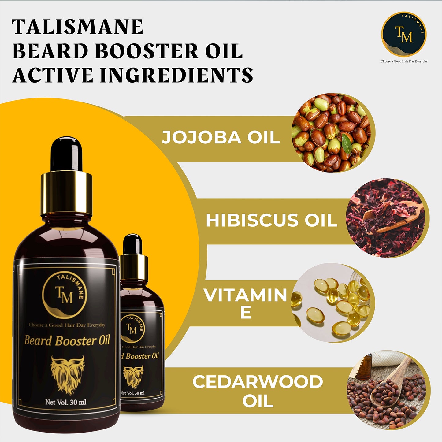 TALISMANE PROFESSIONAL BEARD BOOSTER OIL(30ml)