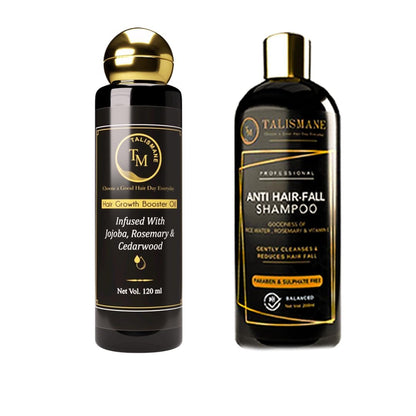 HAIR GROWTH BOOSTER OIL & ANTIHAIRFALL SHAMPOO COMBO-(Pack of 2)