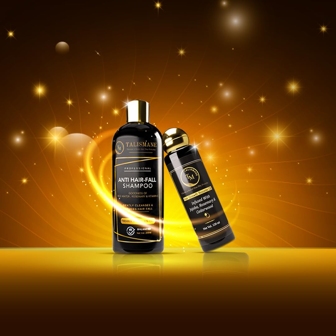 HAIR GROWTH BOOSTER OIL & ANTIHAIRFALL SHAMPOO COMBO-(Pack of 2)