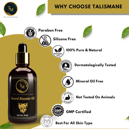 TALISMANE PROFESSIONAL BEARD BOOSTER OIL(30ml)