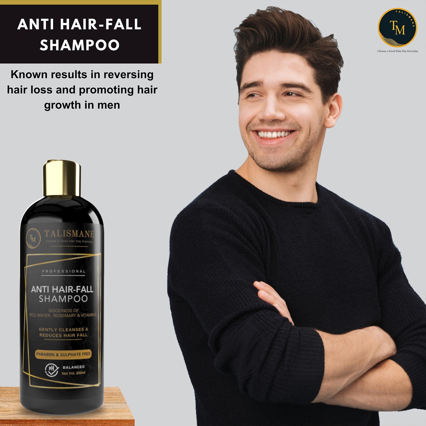TALISMANE PROFESSIONAL ANTI HAIRFALL SHAMPOO (200ml)