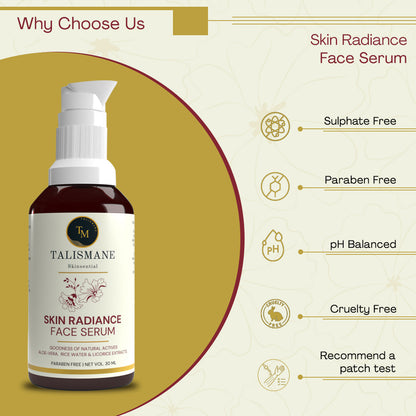 SKIN RADIANCE FACE SERUM (30 ml)- TALISMANE SKINSENTIAL