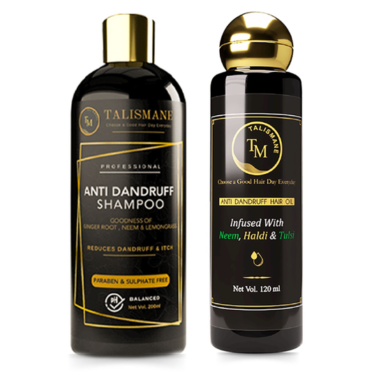 TALISMANE ANTI-DANDRUFF HAIR OIL & SHAMPOO COMBO