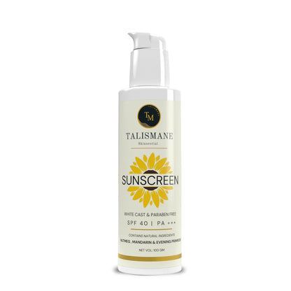 MOISTURISING SUNSCREEN LOTION SPF 40 PA+++ (100 gm)- TALISMANE SKINSENTIAL