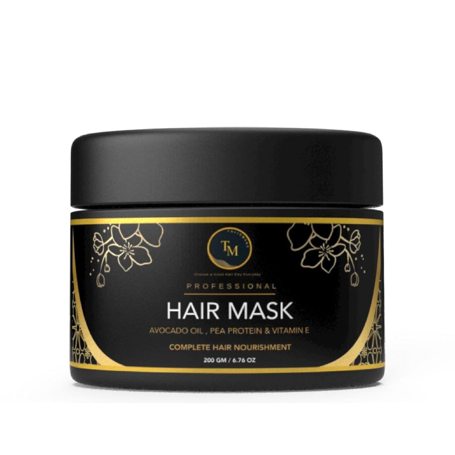 TALISMANE Professional Hair Mask (200 gm)- with Avocado, Pea Protein, Aloe Vera, Vitamin E for Nourishing, Hydrating Hair Treatment for Dry & Damaged Hair, Promotes Hair Growth for Men & Women