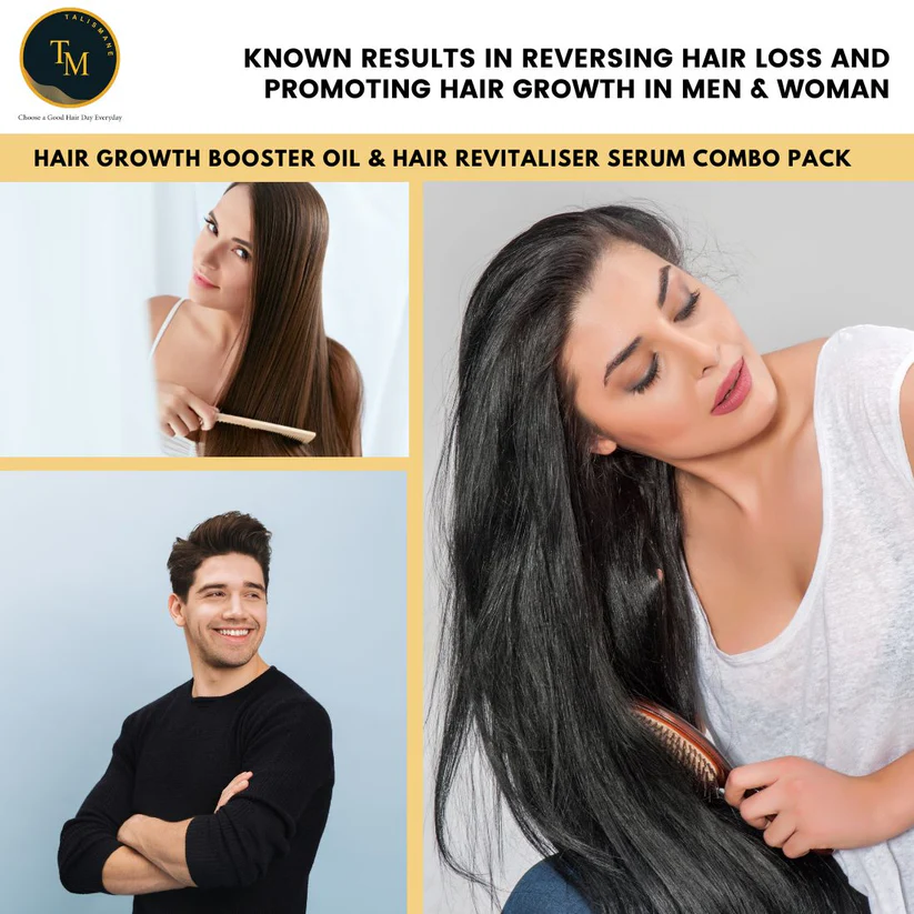 ANTIHAIRFALL/ HAIRGROWTH BOOSTER OIL & REVITALISER SERUM COMBO -FOR MEN & WOMEN - Image 2