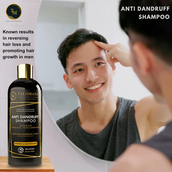 TALISMANE PROFESSIONAL ANTIDANDRUFF SHAMPOO (200ml) - Image 4
