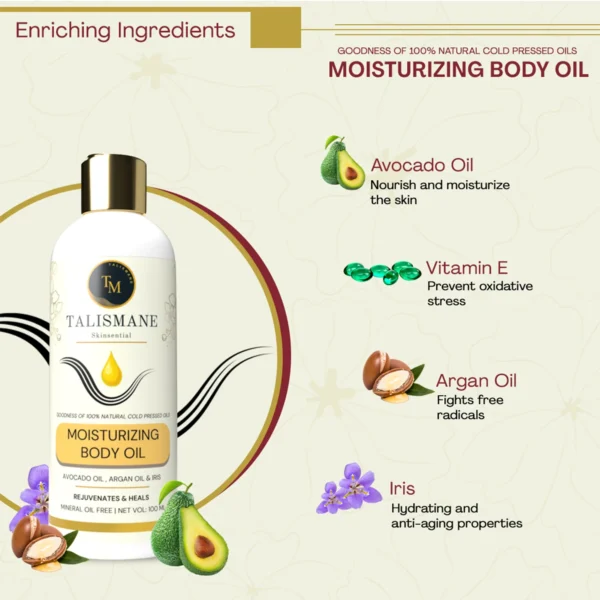 MOISTURISING BODY OIL (100 ml)- TALISMANE SKINSENTIAL - Image 8
