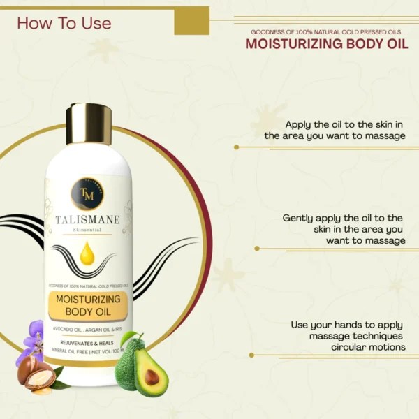 MOISTURISING BODY OIL (100 ml)- TALISMANE SKINSENTIAL - Image 6