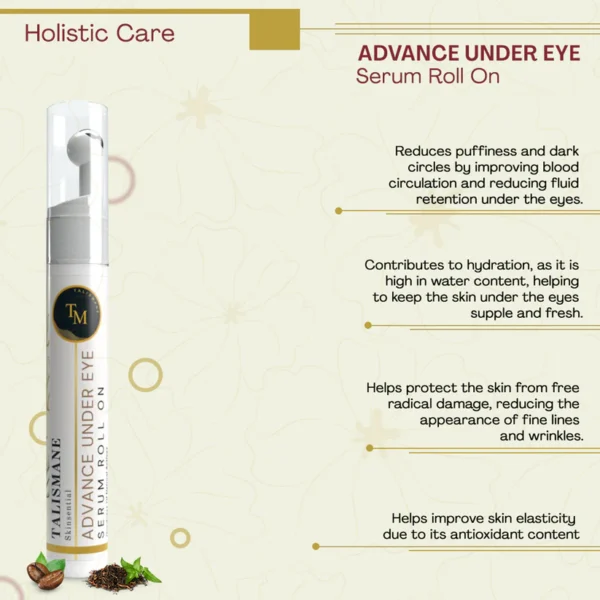 ADVANCE UNDER EYE ROLL ON SERUM (15 ml)-TALISMANE SKINSENTIAL - Image 4